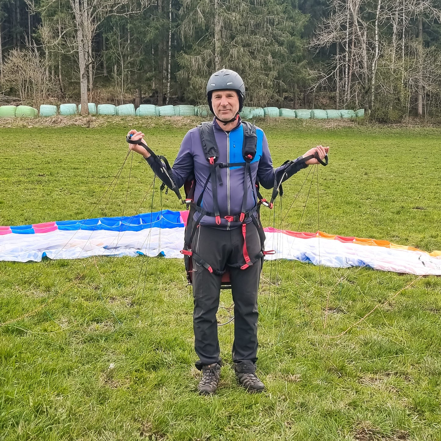 Flugschüler paragleiten