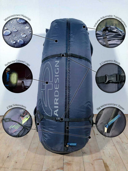 AirDesign -Hike &amp; Fly Trail Backpack 55L / 70L