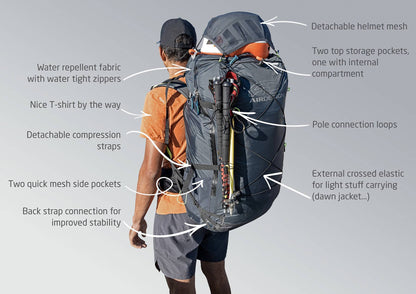 AirDesign -Hike & Fly Trail Rucksack 99L