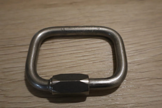 Karabiener Stahl/ Mailon Rapid Viereckig