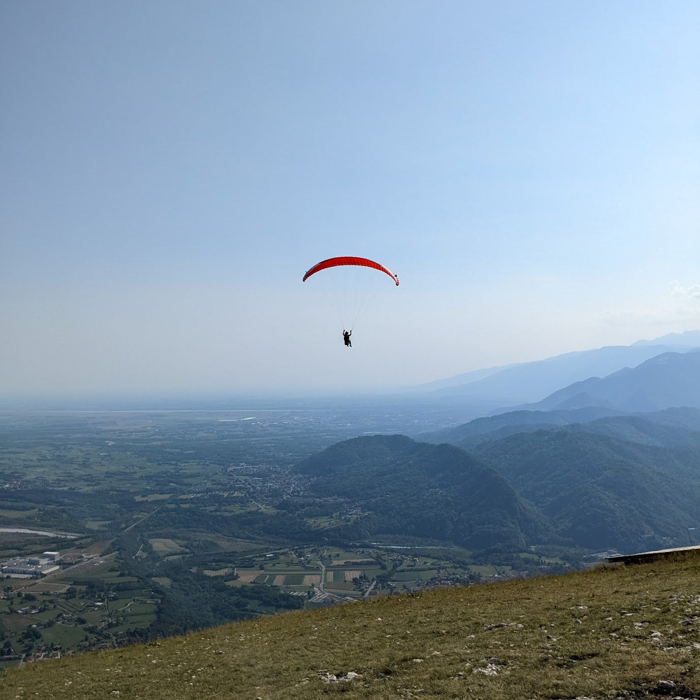 Gleitschirmflug Meduno