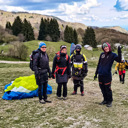Meduno vor dem Abflug