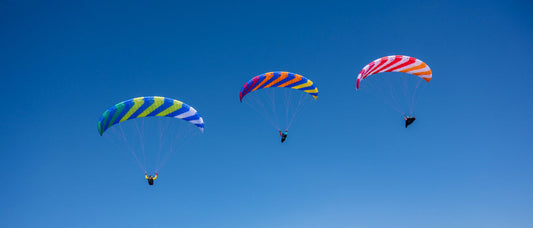 Paragleiter in der Luft